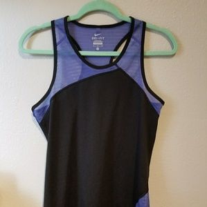 Nike running tank sz med